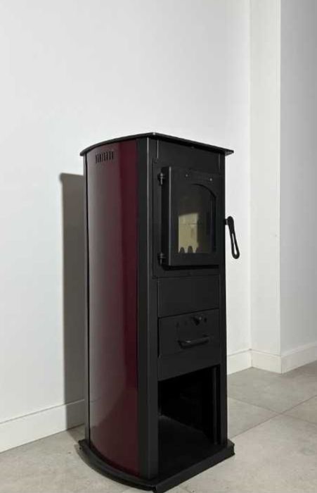 Печь камин Termo Sistem Klasik Lux с варочным покрытием. Піч буржуйка