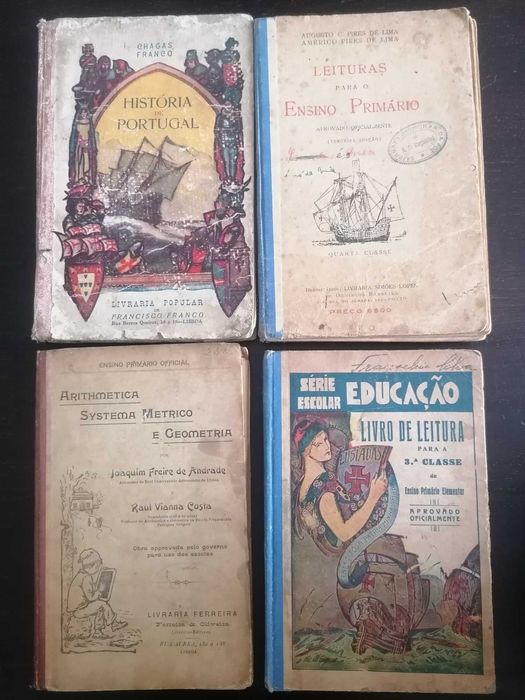 Livros escolares // Vintage