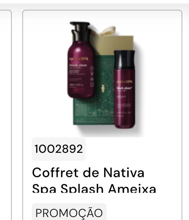 Vendo conjunto selado boticario