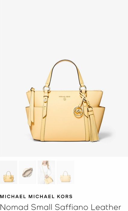 NOWA! Michael Kors skórzana torebka Nomad średniej wielkości