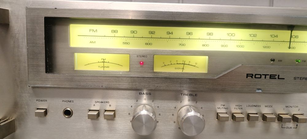Amplituner ROTEL RX-603. Vintage