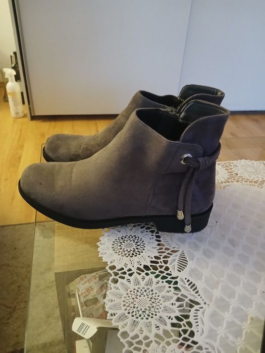 Botki szare rozmiar 39