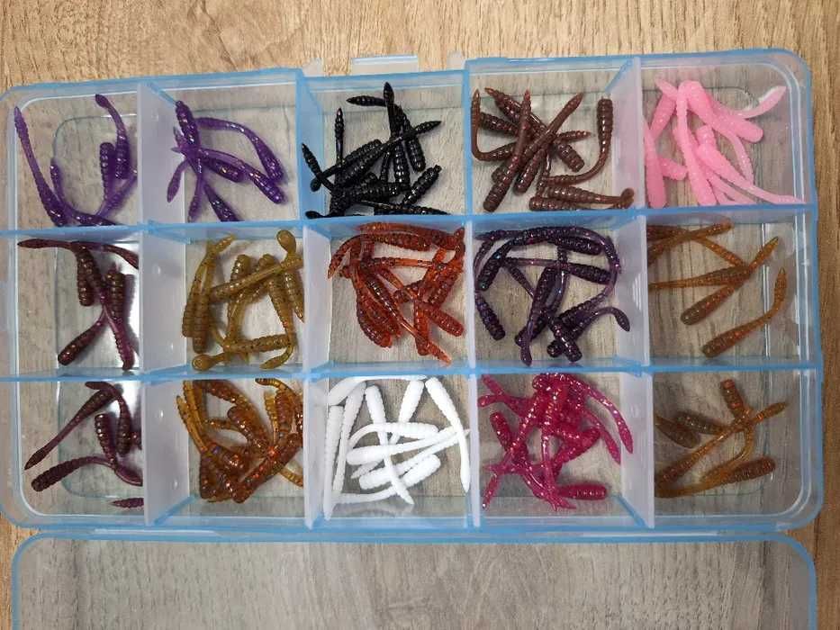 Larwa 30 mm 3 cm 0.5 g - 130 sztuk #ultralight #przynęta #bait