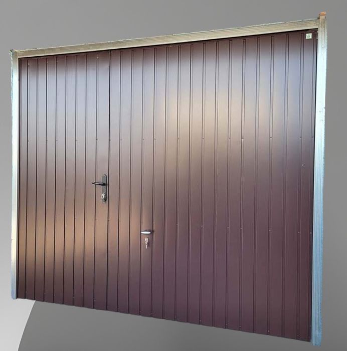 Brama uchylna z drzwiami 3000x2100 antracyt brąz czarna uchył