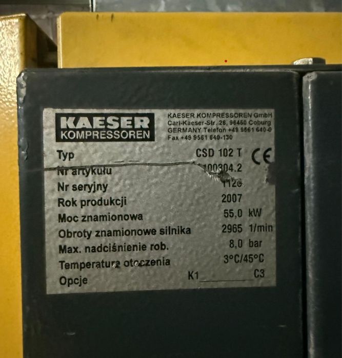 Sprezarka srubowa keaser