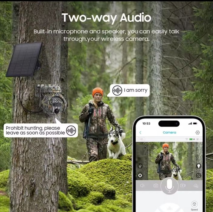 Kamera słoneczna 4G SHIWOJIA 12X ZOOM  8MP