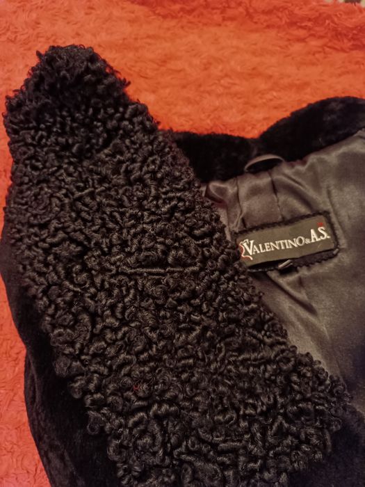 Шуба приталена з поясом