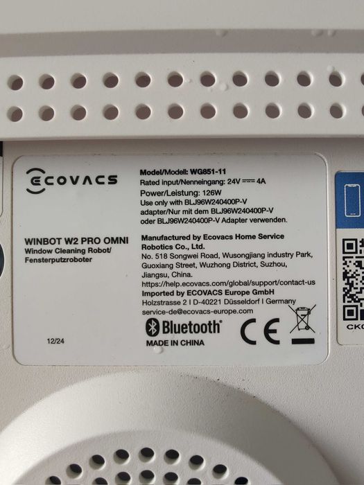 Робот для миття вікон Ecovacs Winbot W2 PRO OMNI робот для мойки окон