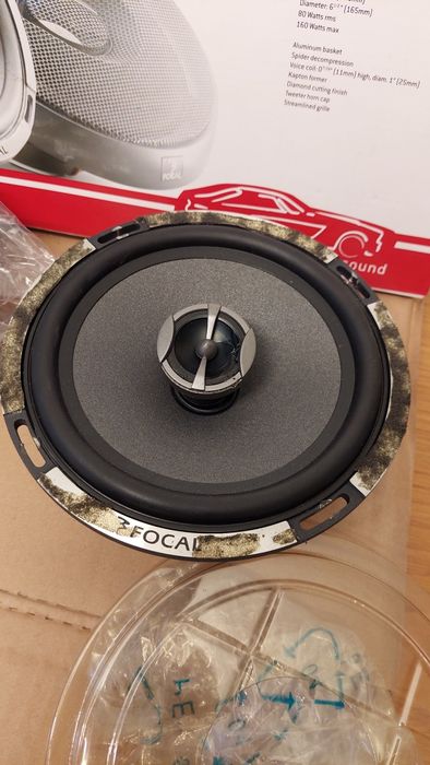 Coluna auto Focal PC165 2 Vias Coaxiais