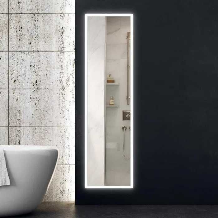 Nowe lustro / lusterko / prostokątne /LED / ścienne / 42x142 cm !A449!