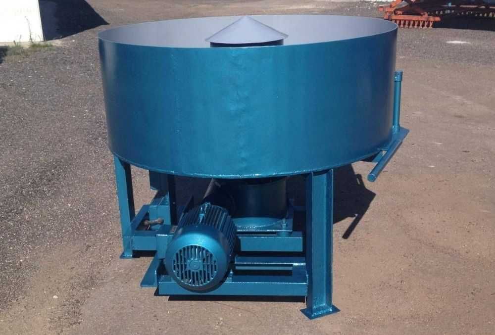 Betoneira para maquina de blocos