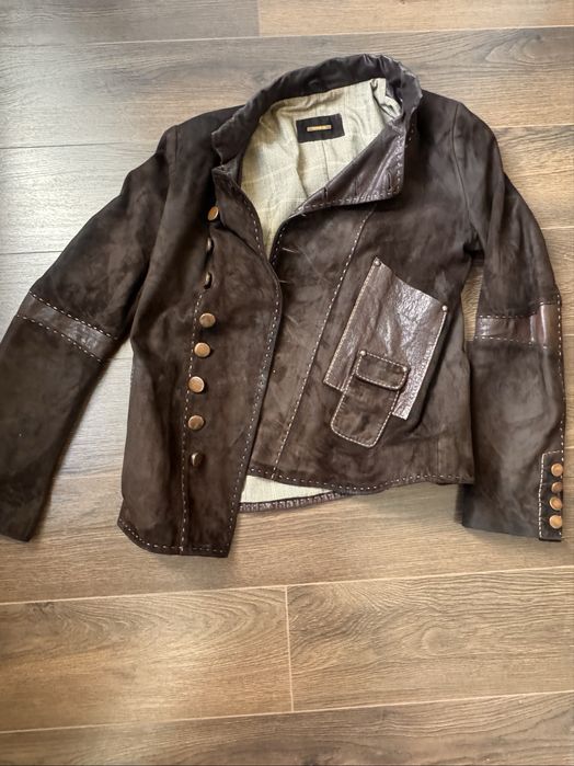 Кожанная женская куртка,Punto, Италия, оригинал, размер М, б/у