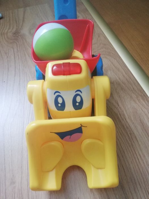 Buldożer, pchacz, zabawka smiki