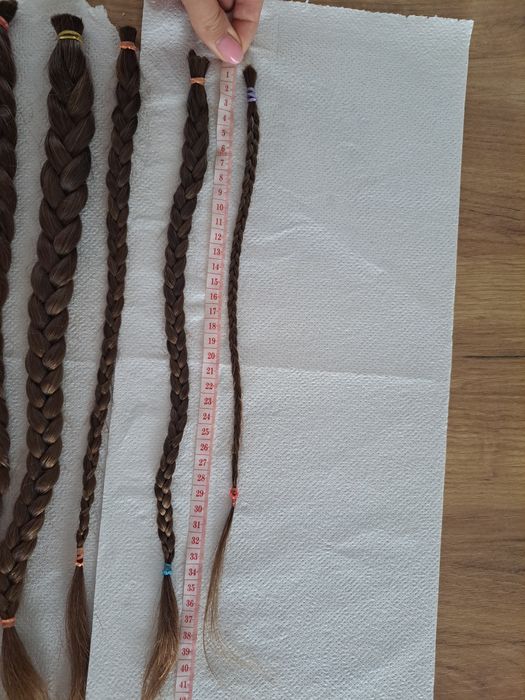 Włosy dziewicze ciemny blond