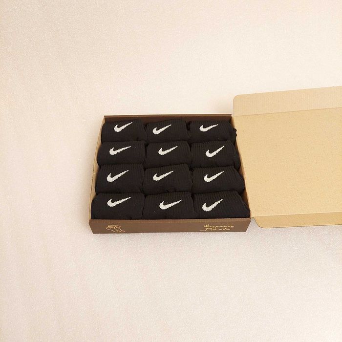 Шкарпетки короткі Nike / найк носки в наборі 12 пар - ціна вказана