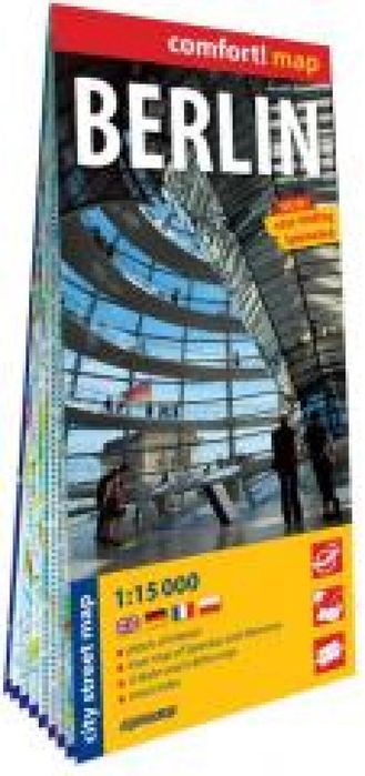 Comfort map Berlin - city street map 1:15/000 lam praca zbiorowa Rok
