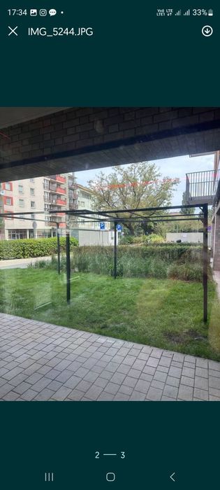 Pawilon ogrodowy rozsuwany, duży