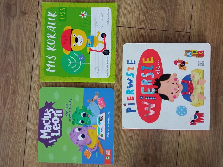 Książki dla dzieci, wiersze dla dzieci, Maciuś i Leon, Miś Koralik