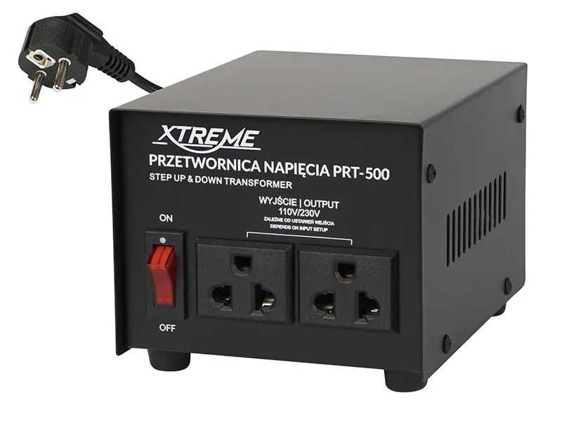 Transformator napięcia 500W PL-USA i  USA-PL  230V-120V  2 w 1