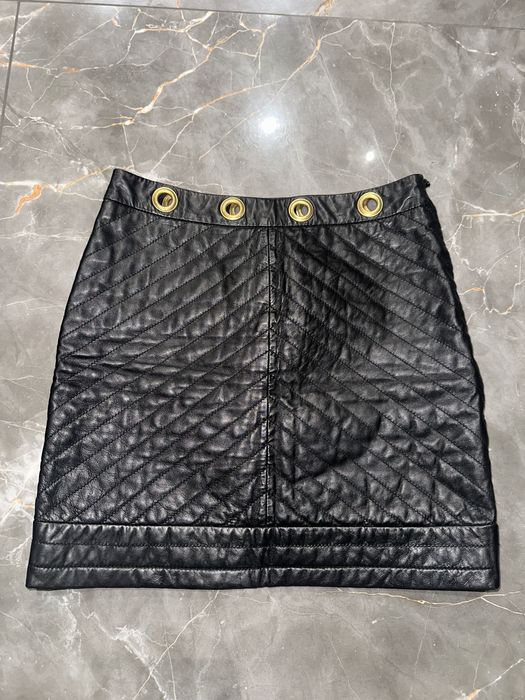 Spódniczka skórzana pikowana Topshop rozm. 38