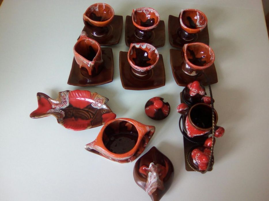 Loiça vallauris laranja&outros