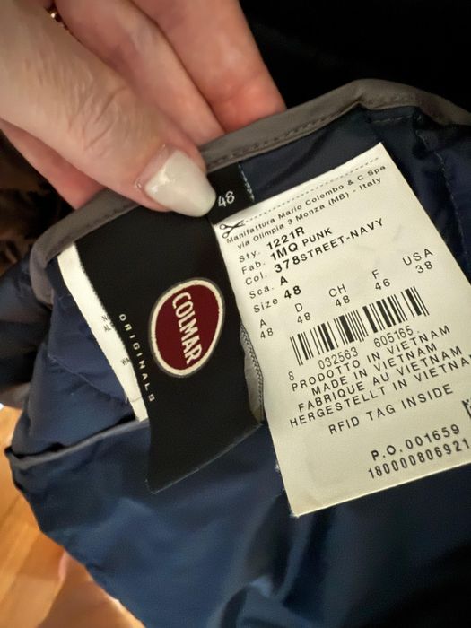 Blusao Colmar de penas cinzento