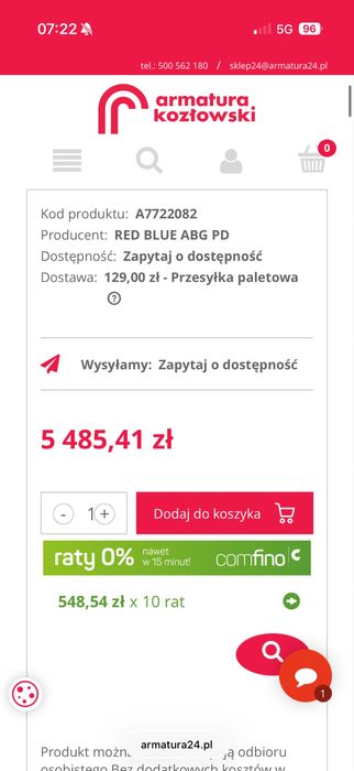 Dedietrich baxi duo-tec jednofukcyjny