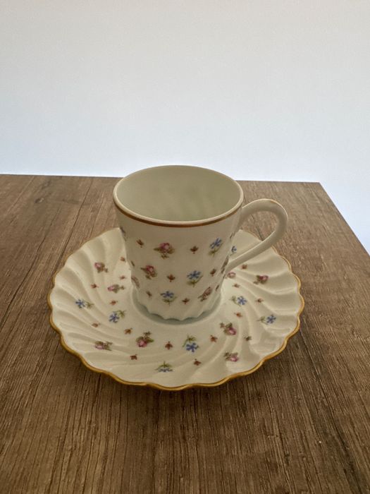 Chávena e Pires De Porcelana