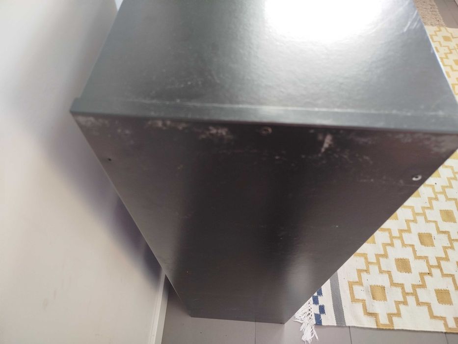 TROFAST Comb arrumação c/caixas em preto