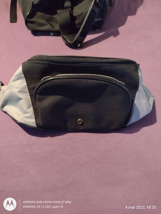 plecak na buty narciarskie + saszetka +średnia saszeta