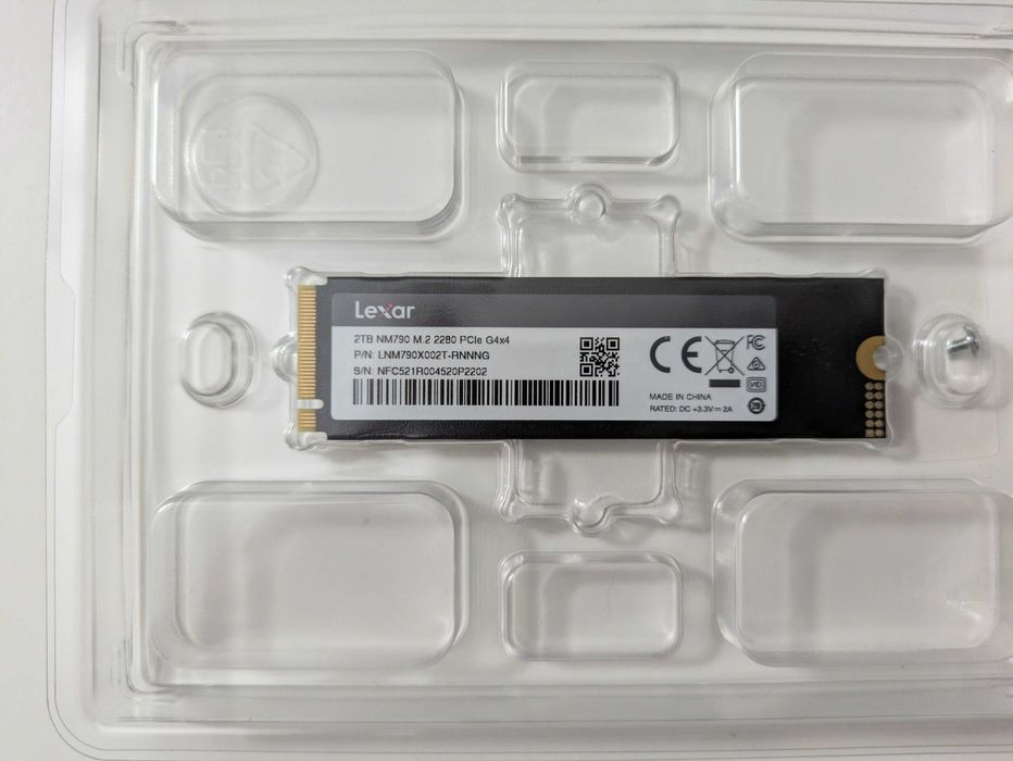 Gamingowy Dysk SSD 2TB 7400 MB/s Lexar M.2 PCIe Gen4 NVMe NM790 Gwarancja 2 Lata