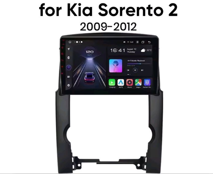Rádio Android Junsun Kia Sorento 2 2009 a 2012 10" CarPlay 2/32GB Novo