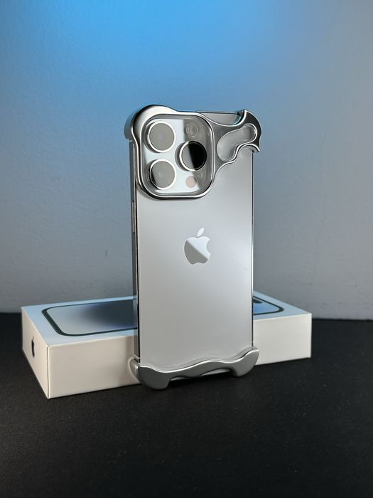 iPhone 14 Pro | Silver | 128GB | Bateria 100% | Dowód zakupu | ZESTAW