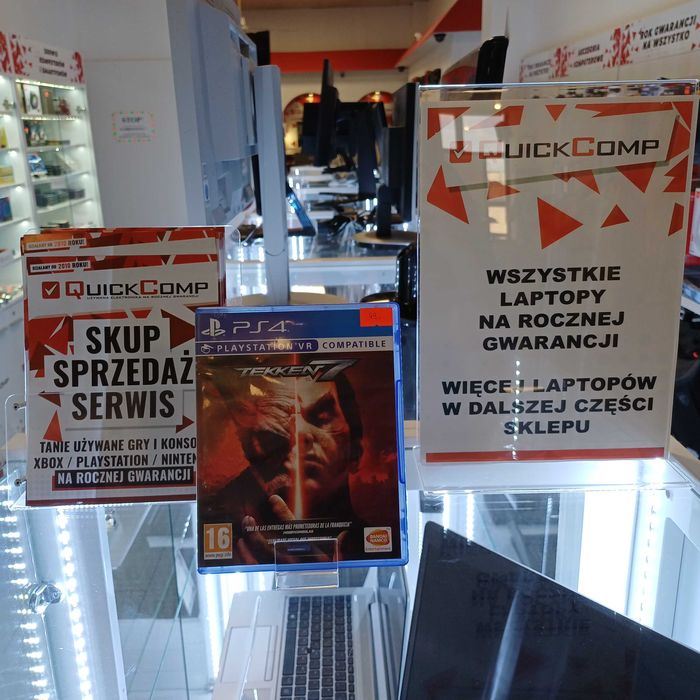 Gra PlayStation 4 PS4 / PS5 Tekken 7 Gwar 1 rok QUICK-COMP