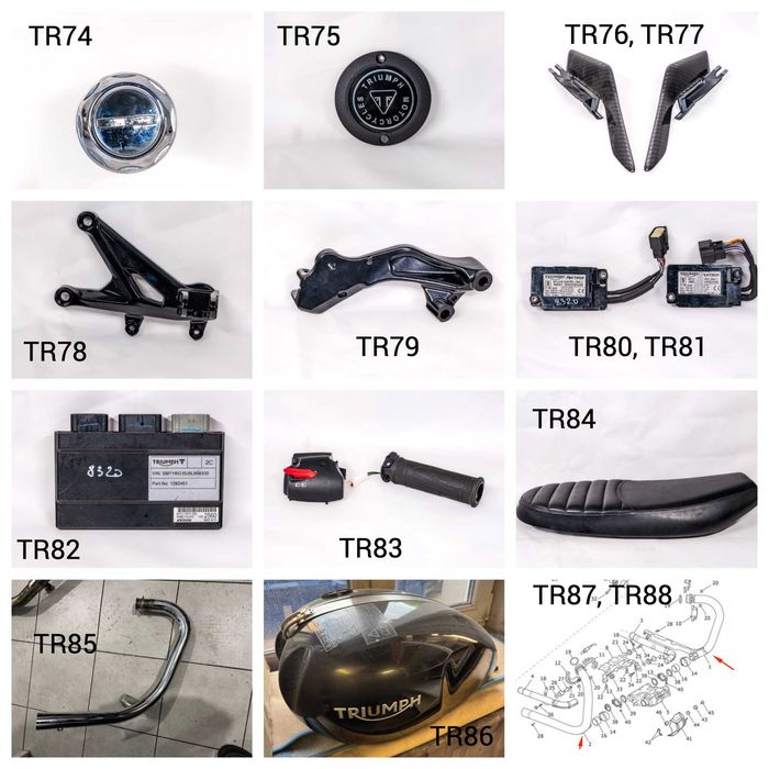 Разборка мотоцикла Triumph