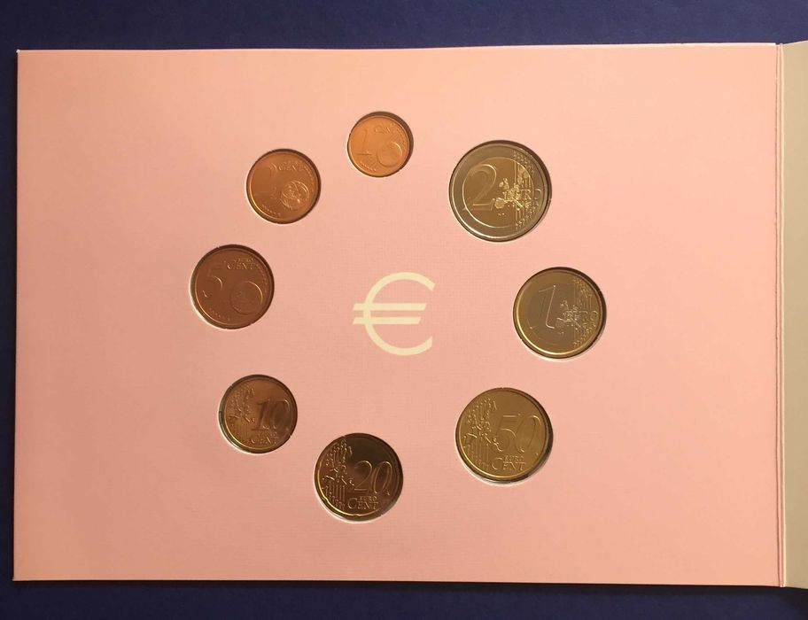 moedas Portugal série anual BEBÉ 2007 - r a r a