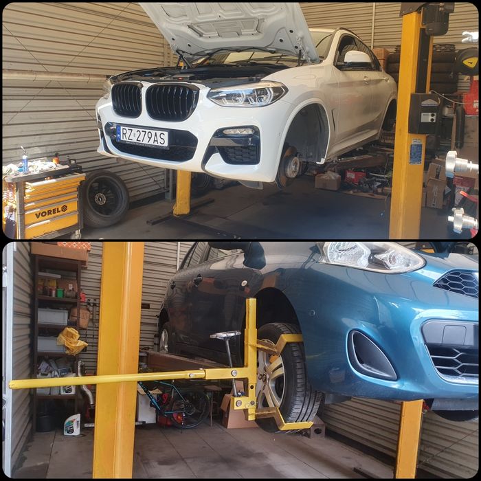 Mechanika, Dynamiczna wymiana oleju ASB, Wymiana opon, Diagnostyka