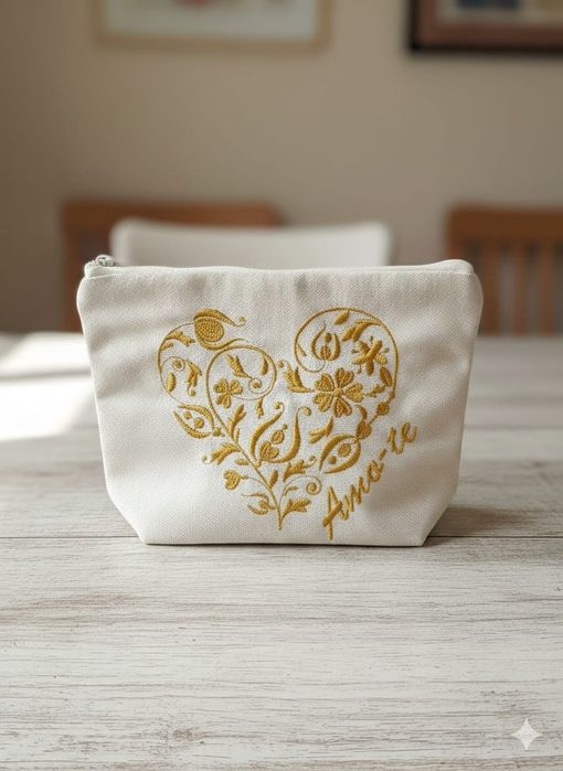 Saco / necessaire dos namorados