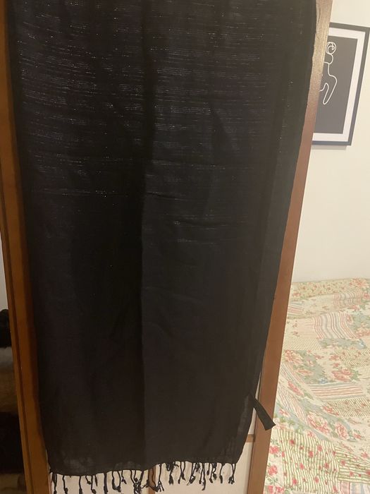 Szal czarny 190x78  HM