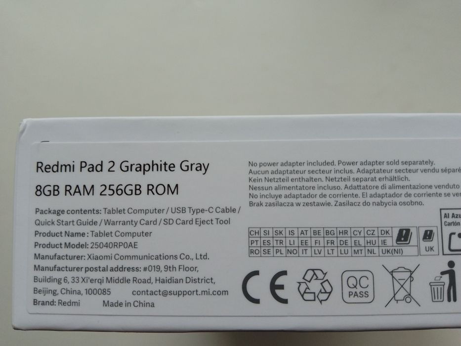 Планшет Xiaomi REDMI Pad 2 8/256GB