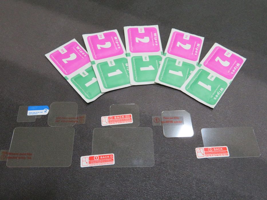 Kit Películas vidro - Gopro Hero 5/6/7/8/Hero 9/10/11/12/Max 360/Session