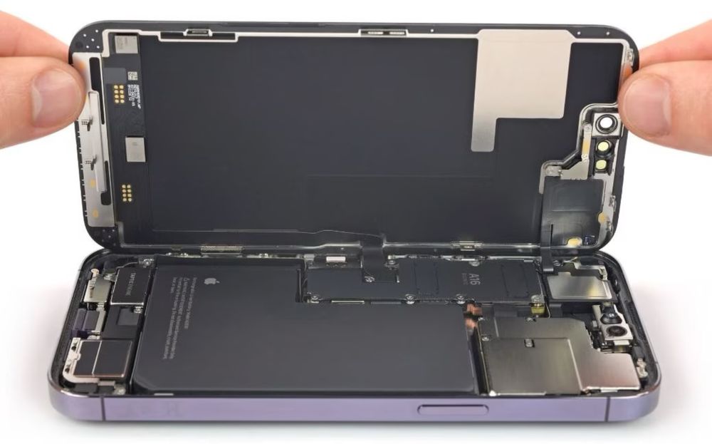 Оригінальні запчастини Apple iPhone 14 Pro Max, розбір , ремонт