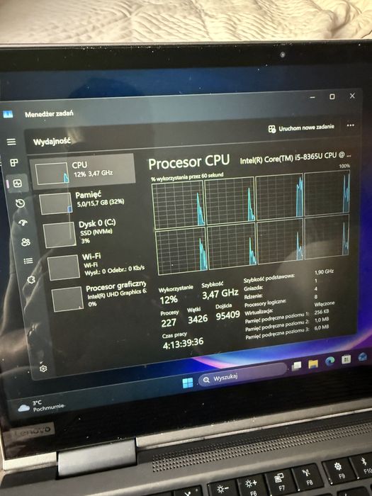 Laptop Lenovo ThinkPad X1 Yoga i5 16GB 512SSD LTE NOWA BATERIA