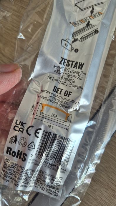 2 profile do taśmy LED 2 metry