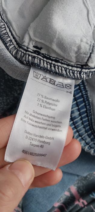 Krótkie spodenki jeansowe dżinsowe blue motion szorty xxl 4xl 44 46 48