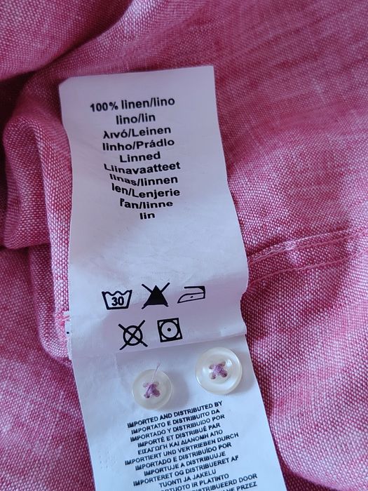 NOWA z metką duża (2XL) męska koszula U.S. Polo Assn. 100% len