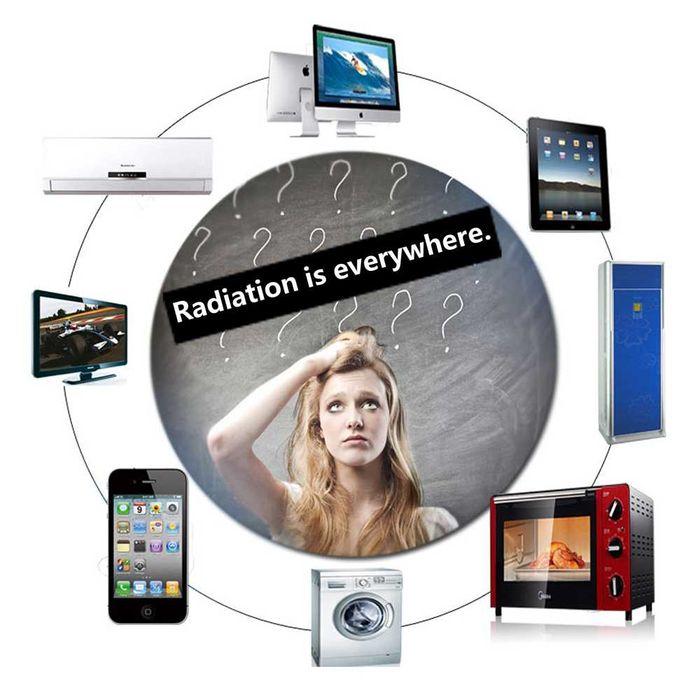 6 peças adesivo escudo quântico para telemovel etc...