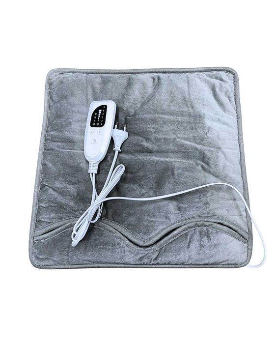 Електрогрілка 2в1 для ніг та тіла 40x40 см, 50Вт, 6 реж.підігр, таймер