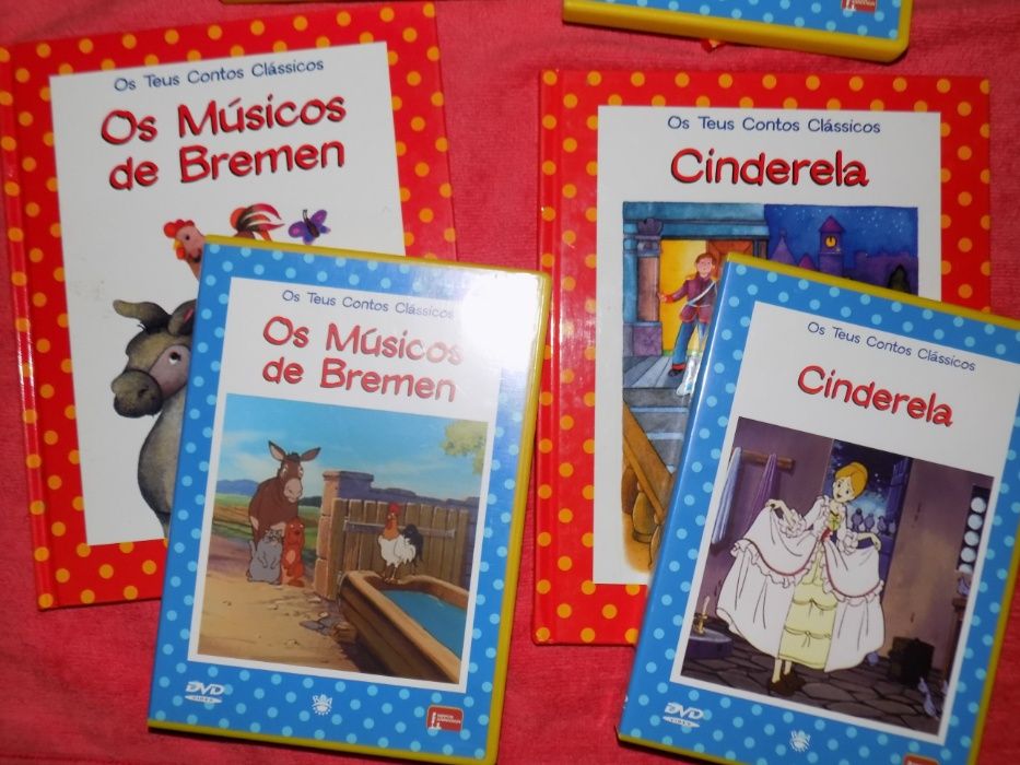 Coleção "Os teus contos clássicos"+ DVDs