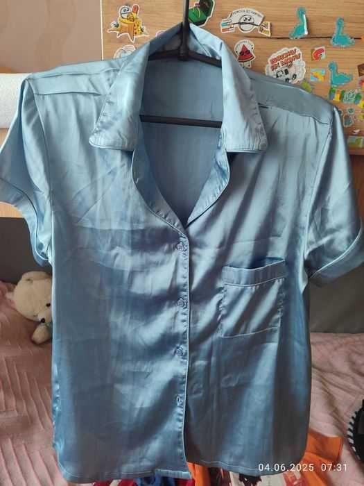 Жіночі штани турецький велюр + шовкова сорочка